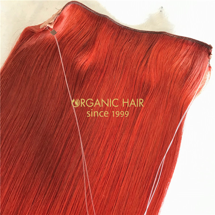 Human #130 color halo hair extensions on sale X164